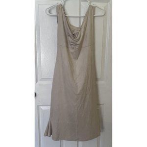 Max Studio Dress Sleeveless V Neck Women’s Size Small Cream Colored - Soft Feel